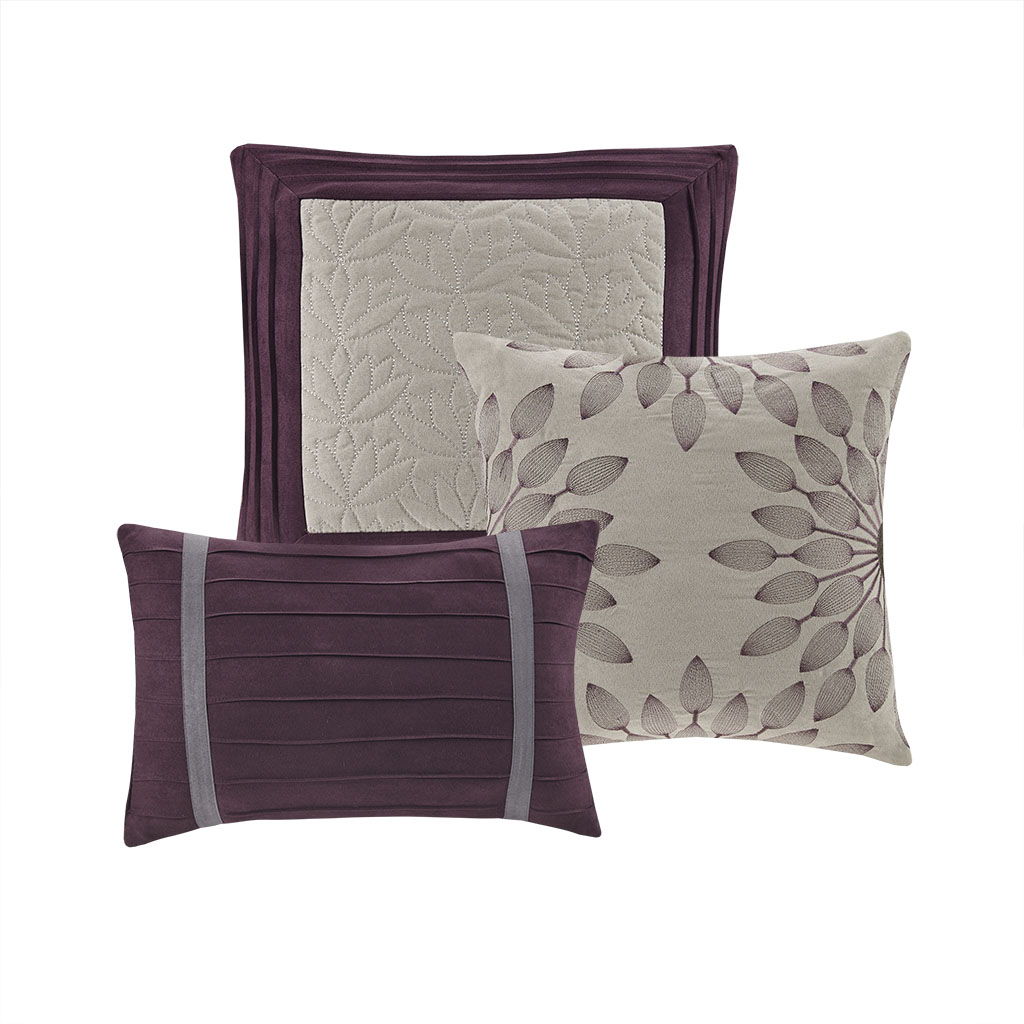 Palmer - Piece Comforter (Set of 7) - Purple