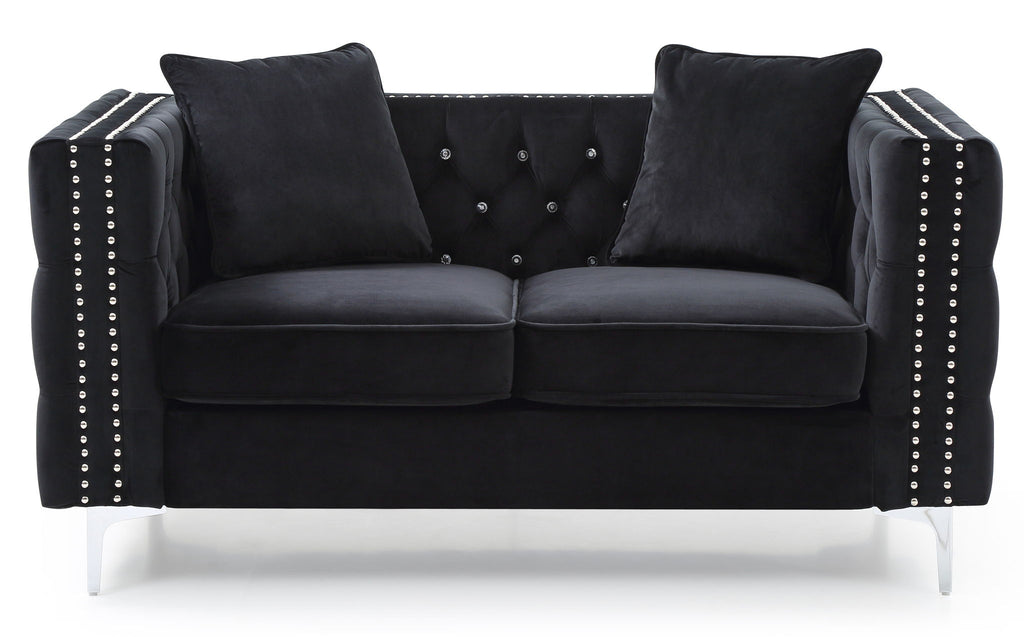 Elegant Track Arm Loveseat