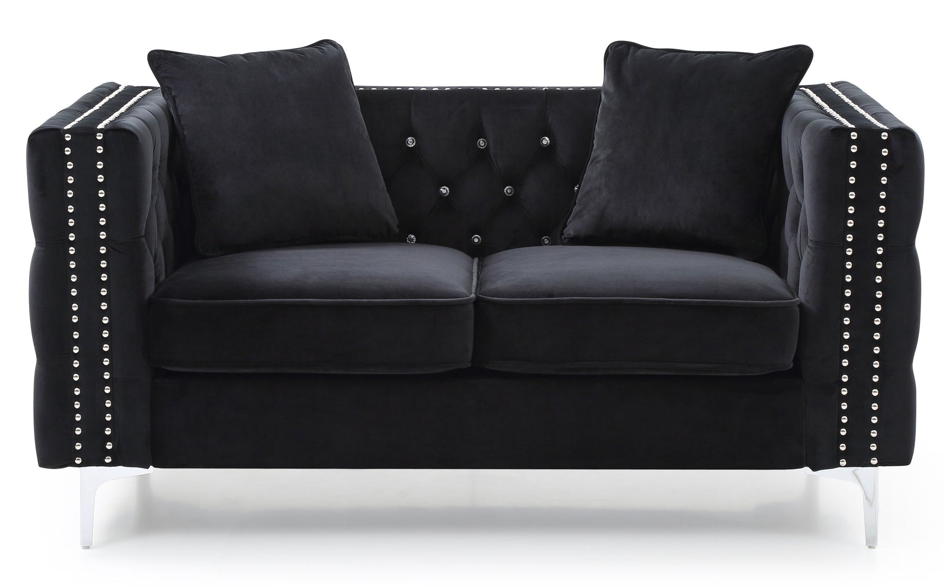 Elegant Track Arm Loveseat
