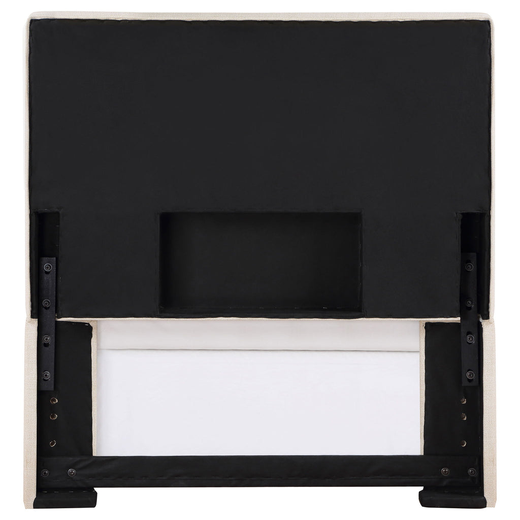 Simone - Twin Panel Headboard - Sand