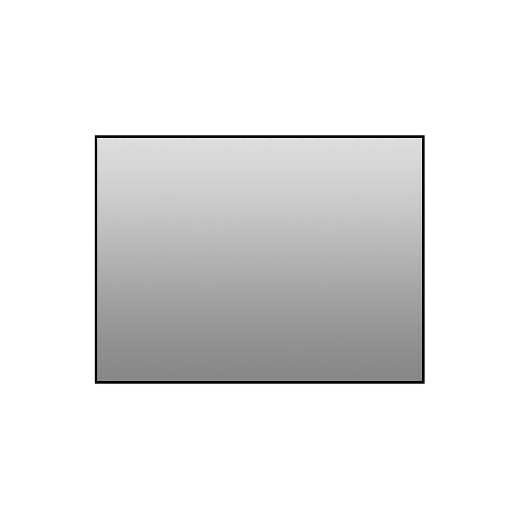 Rectangular Framed Bathroom Wall Mirror, Horizontal Or Vertical Mount