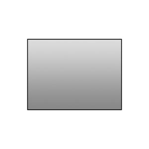 Rectangular Framed Bathroom Wall Mirror, Horizontal Or Vertical Mount