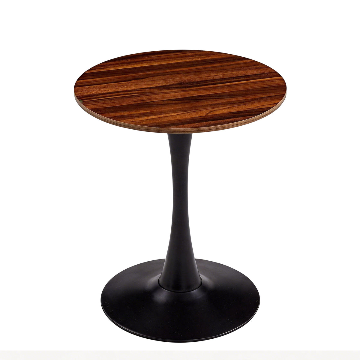 Round Dining Table With Tulip Style Base - Natural Wood