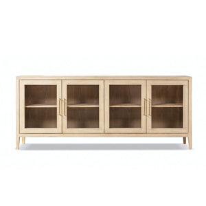 Marlowe - Glass Door Sideboard - White