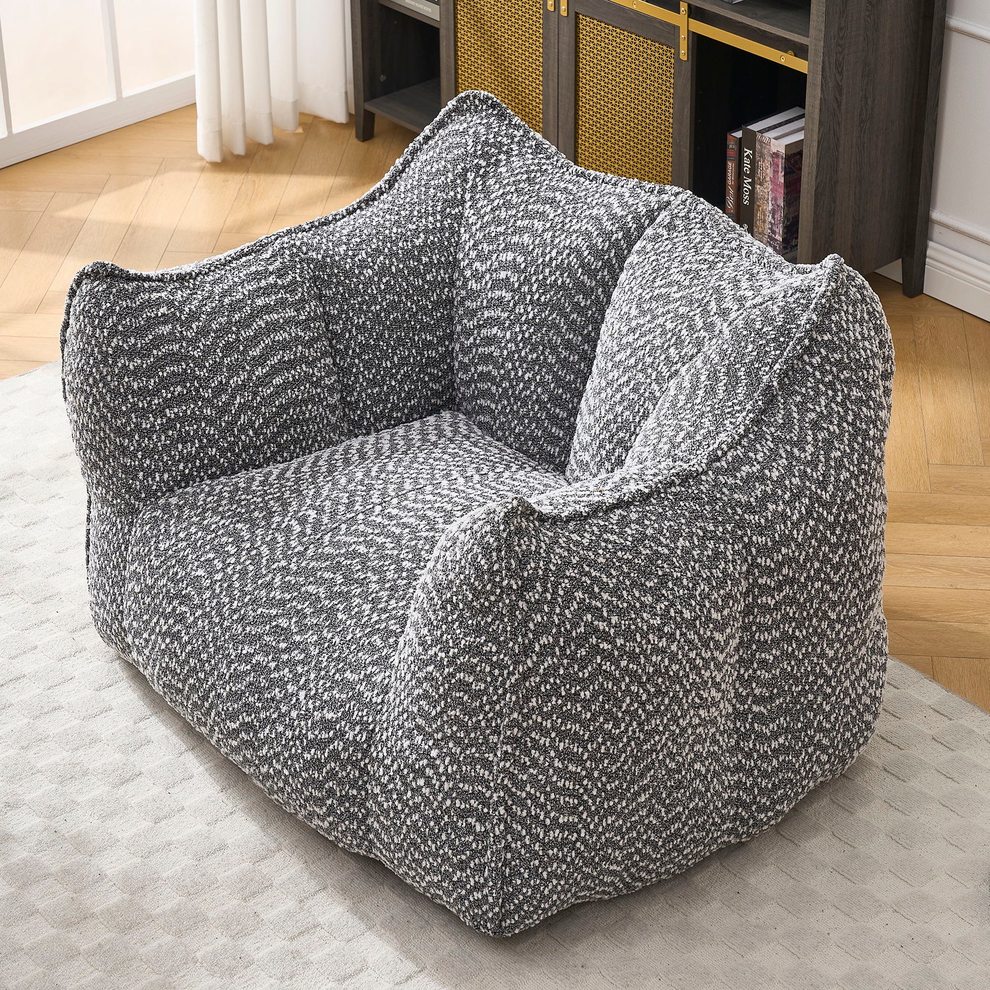 Comfortable Chenille Sofa Chairs With Highly Resilient Foam For Living Rooms And Bedrooms
