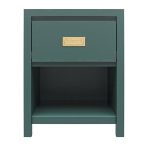 Haven - 1 Drawer Nightstand - Green