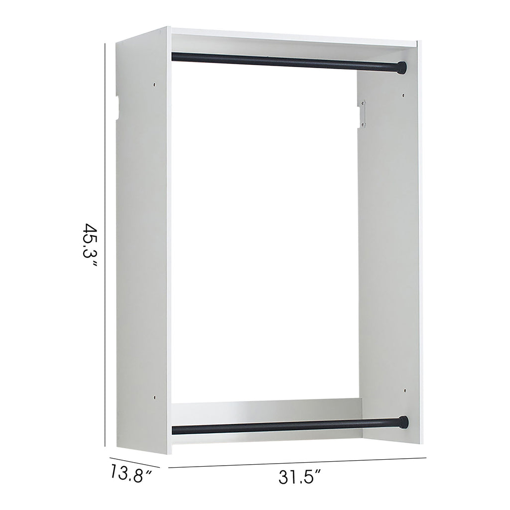 Devi - Wall Mounted Closet System, Modular Units