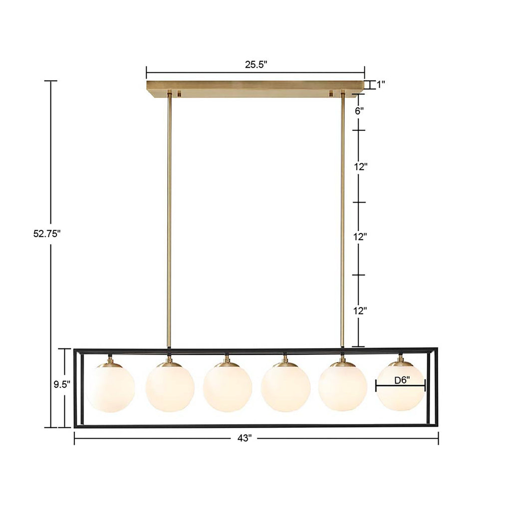 Helena - Industrial Styled Chandelier - Antique Brass