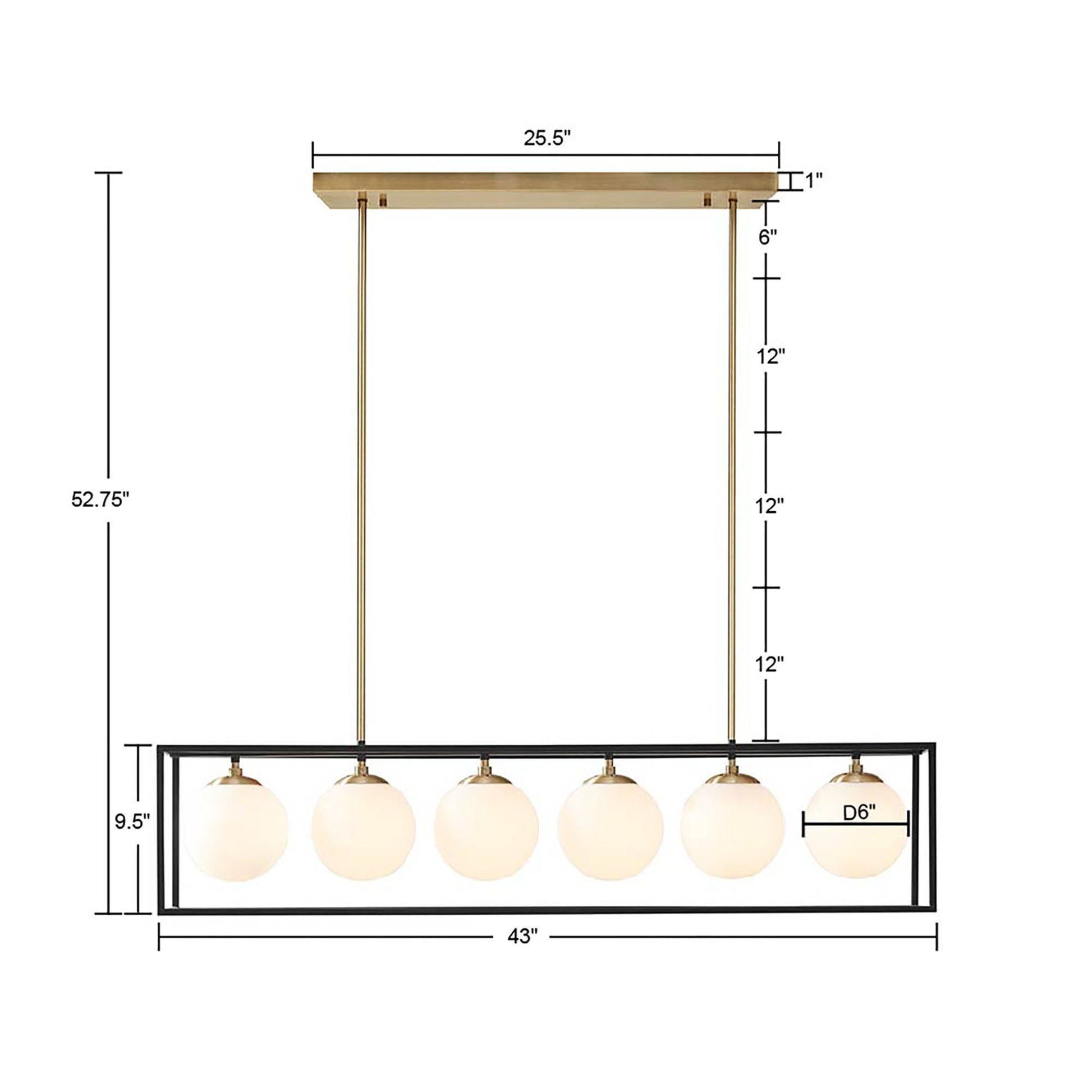 Helena - Industrial Styled Chandelier - Antique Brass