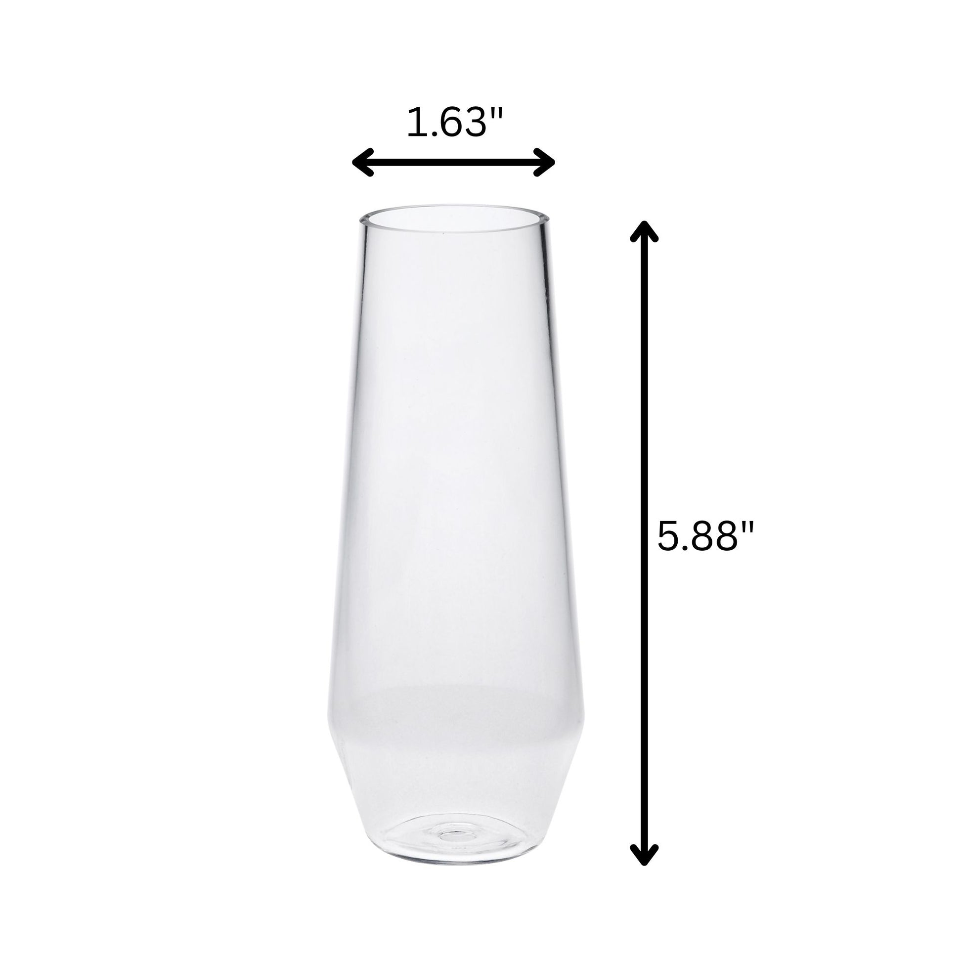 Tritan Lexington - Unbreakable Plastic Champagne Flutes, 9Oz (Set of 4) - Clear