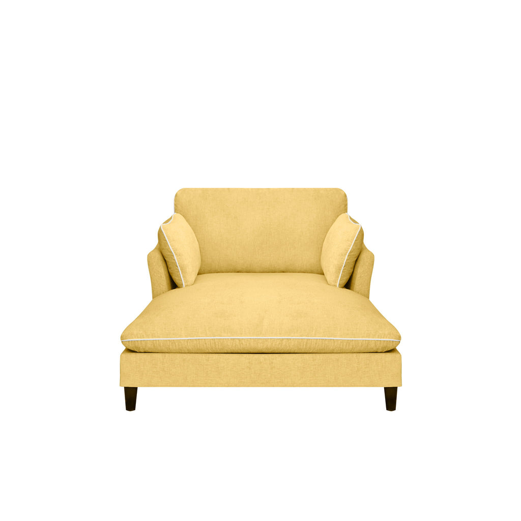 Modern Chaise Lounge Couch Sofa Bed With Pillows