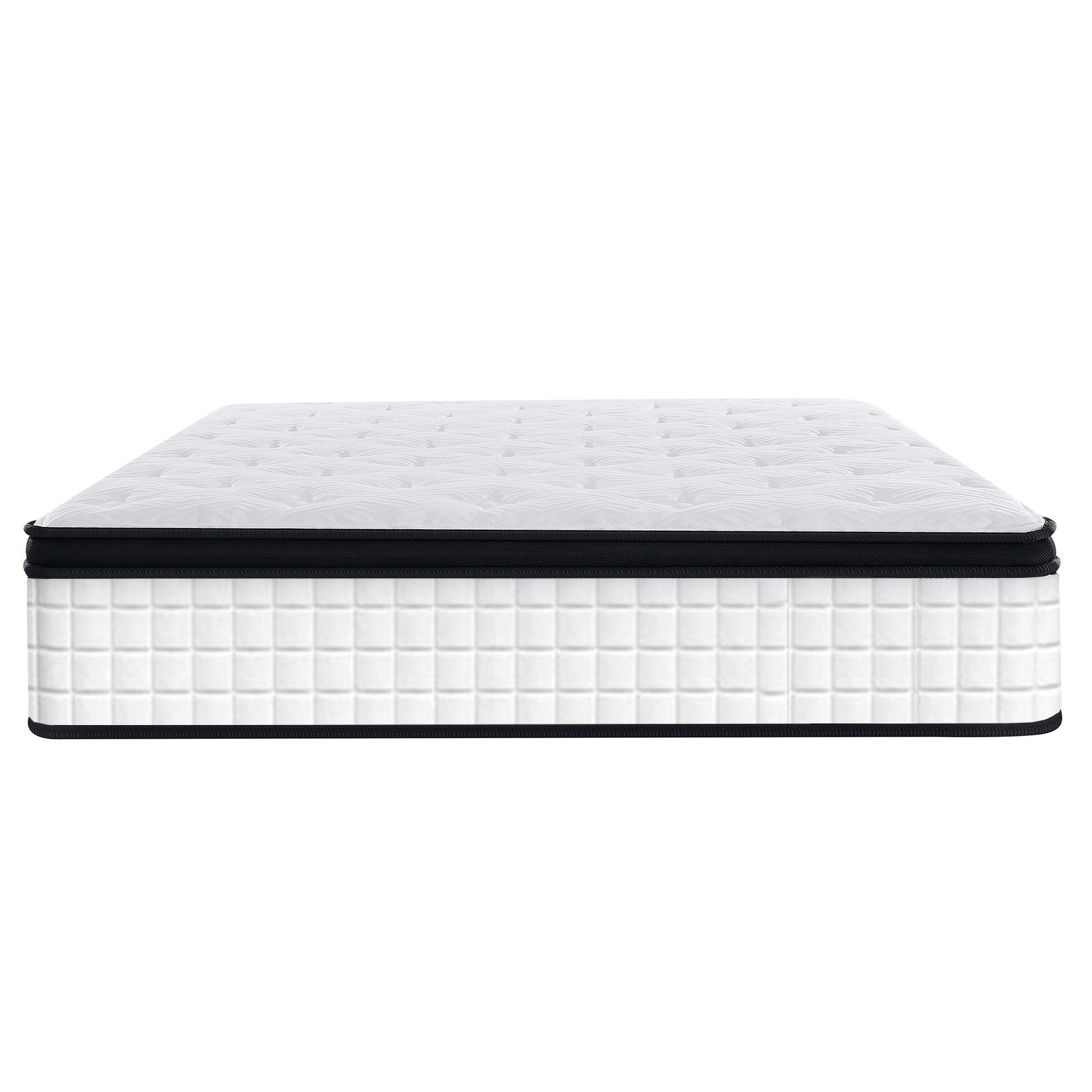 12" Hybrid Mattress Individual Pocket Spring, 7 Zoned Memory Foam