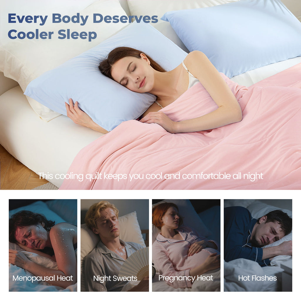 Ice Touch - Sublime Serenity Luxury Comforter - Pink