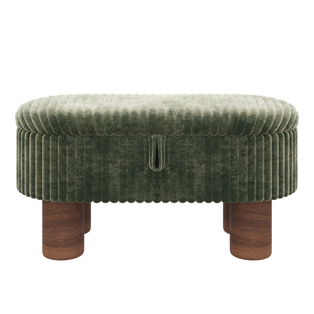 Modern Storage Ottoman Bench For Living Room