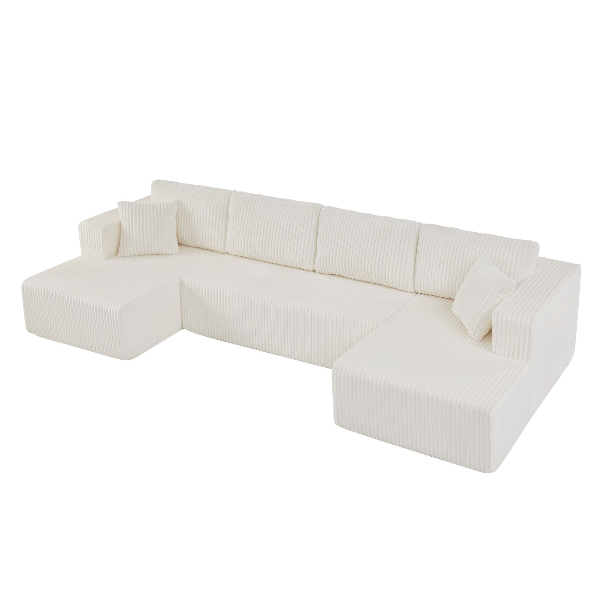 U - Shaped Modular Sectional Sofa For Living Room