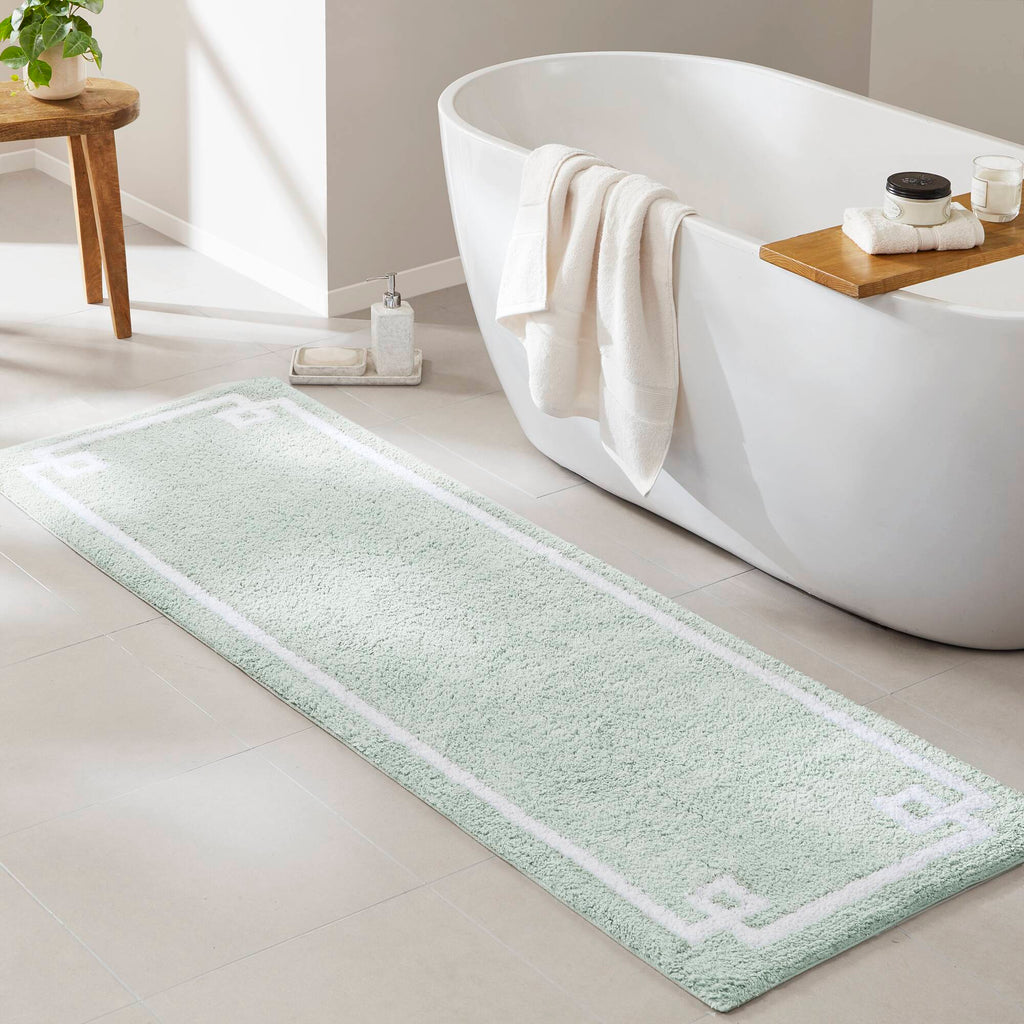 Evan - 24" x 72" Tufted Bath Rug - Seafoam