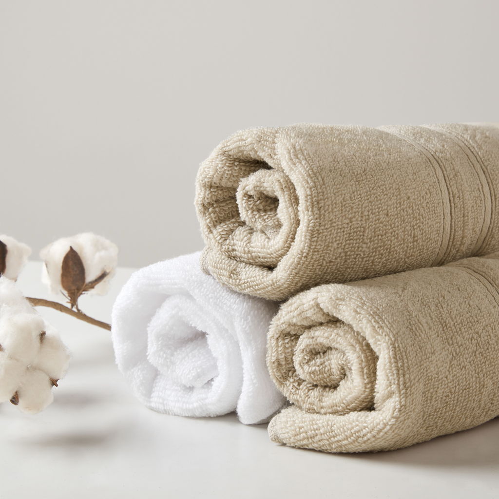 400GSM Essential Bundle Quick Dry 12 Piece Towel Set - White
