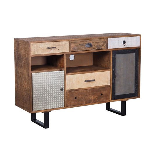 Rustic 2 Drawer Sideboard - Multi