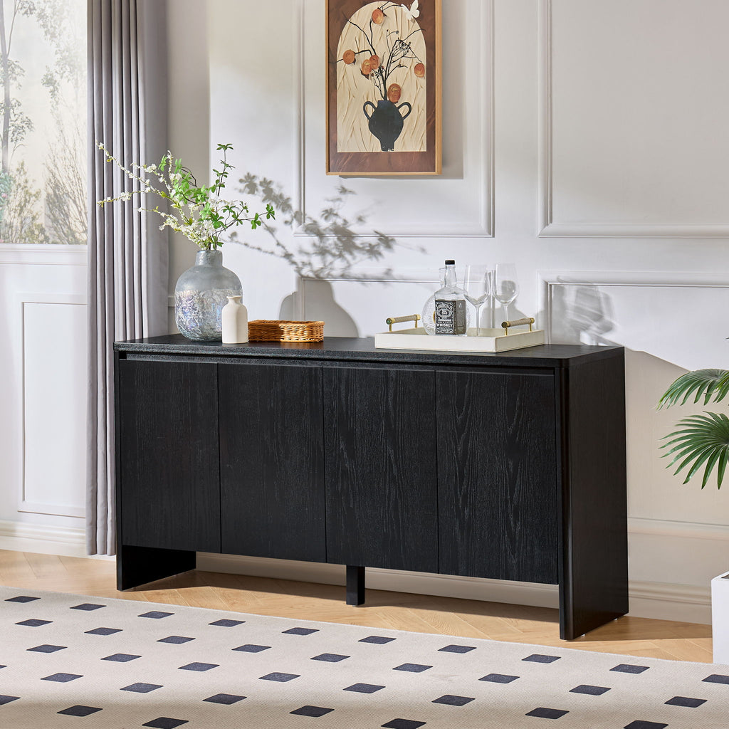 Sideboard Buffet Cabinet With Adjustable Shelves