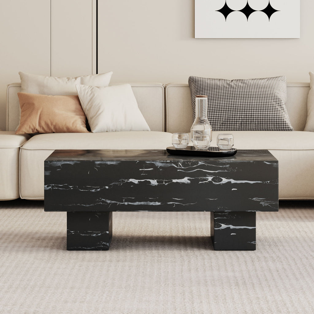 Modern Simple Marble Texture Coffee Table