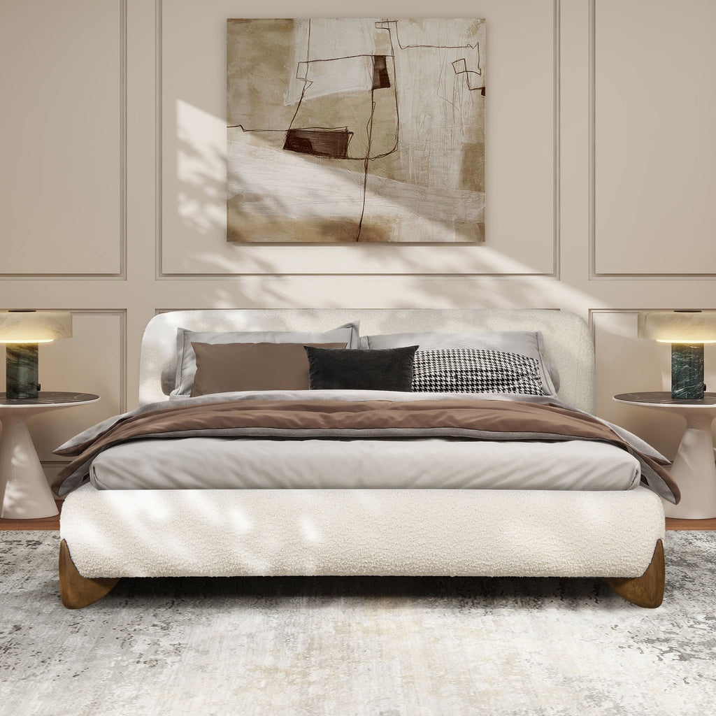 Alpine - Puffy Modern Platform Bed