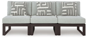 Beachloft - 3-Piece Outdoor Sectional - Black / Gray