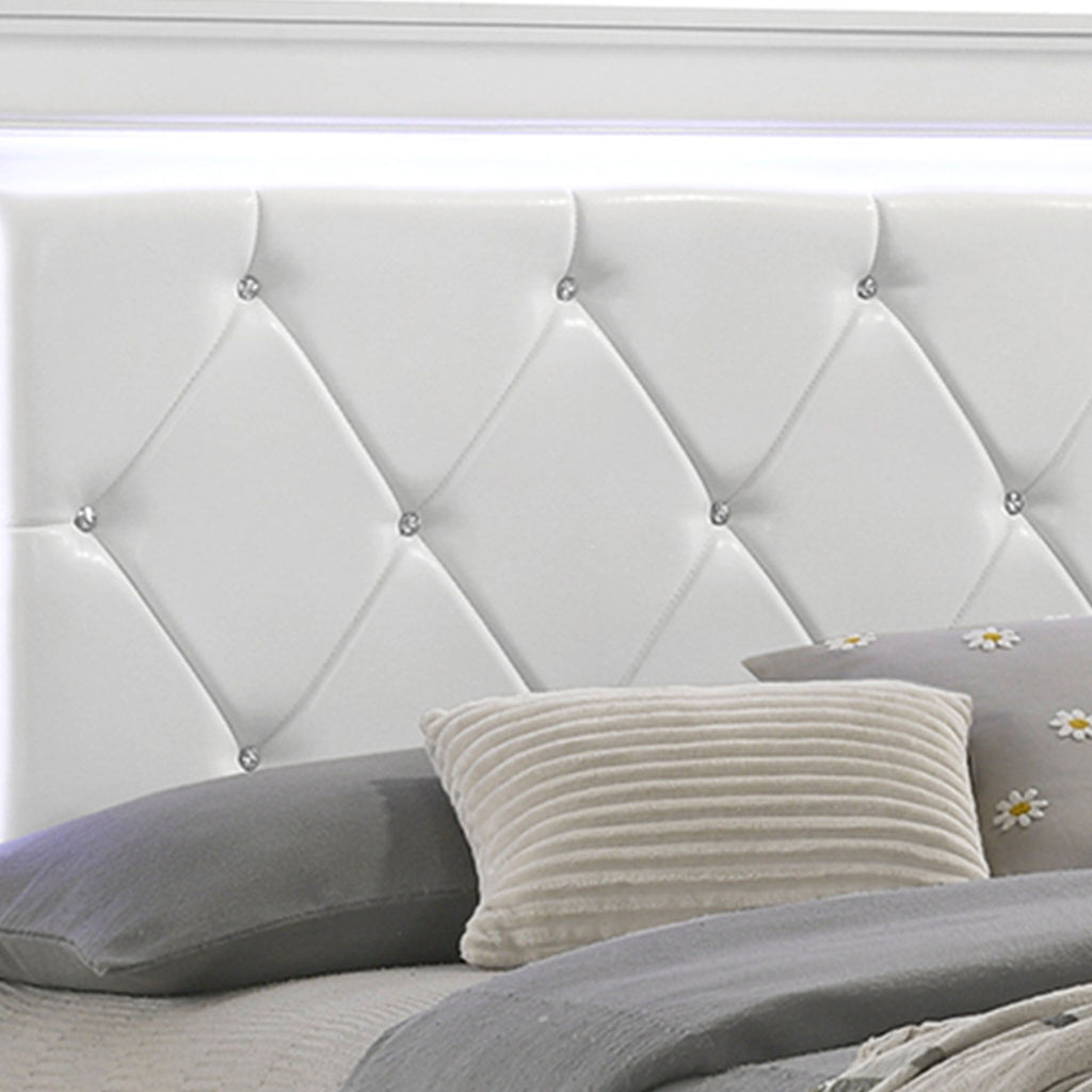 Blaze - Modern Bed With LED Headboard