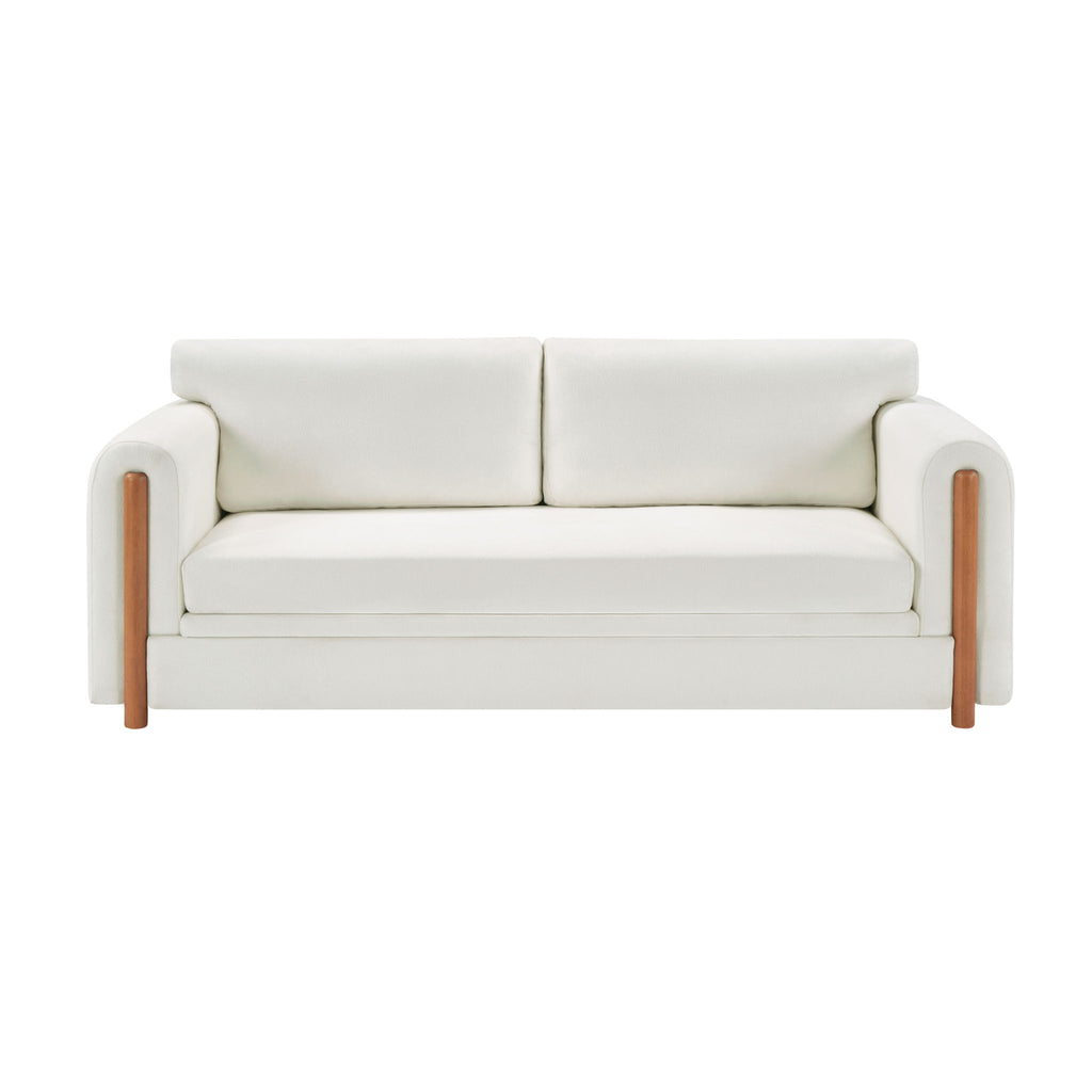 Modern 3 Seater Upholstered Couch Sofa For Living Room