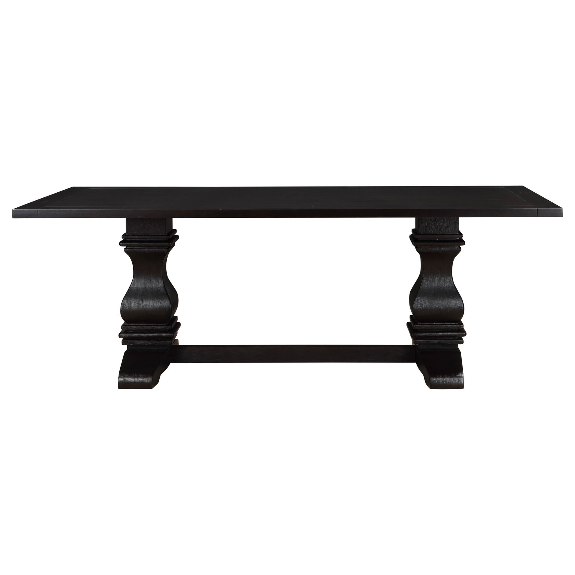 Villeneuve - Rectangular Double Pedestal Dining Table - Rustic