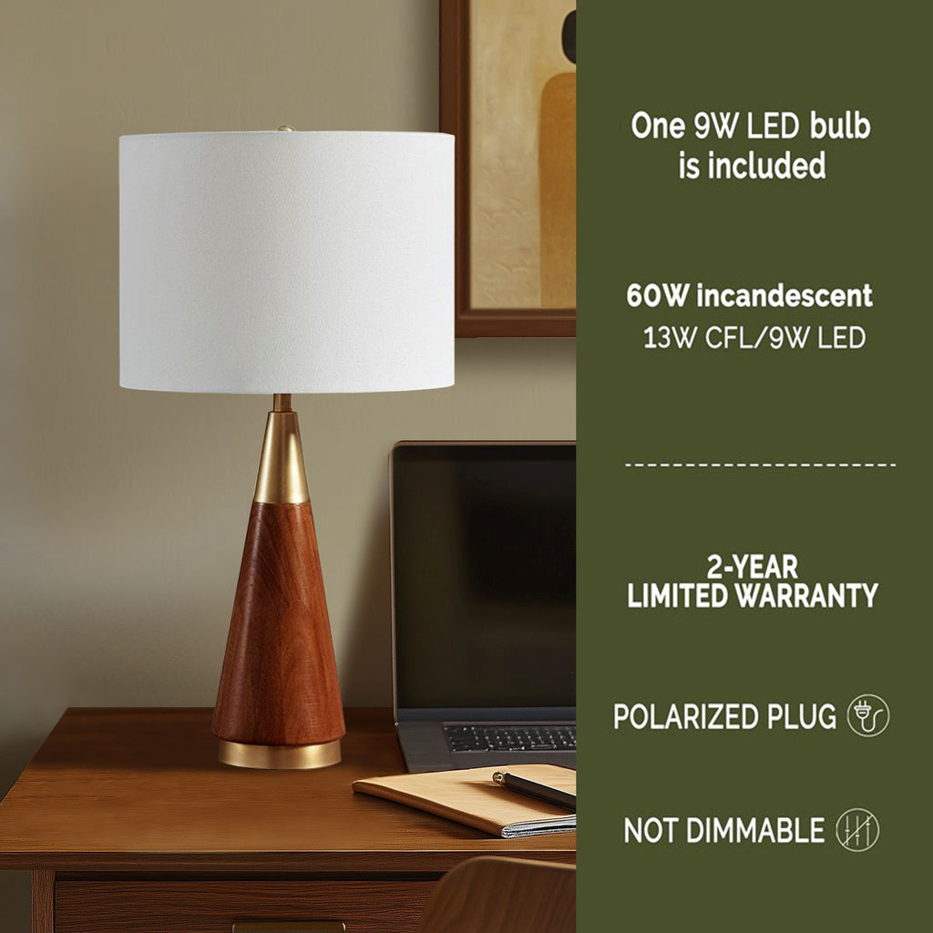 Chrislie - Table Lamp - Gold / Brown