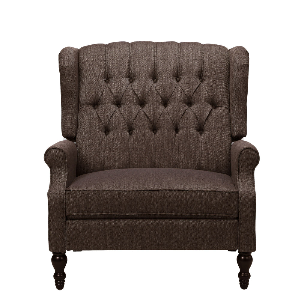 Dunham - Contemporary Fabric Tufted Oversized Pushback Recliner