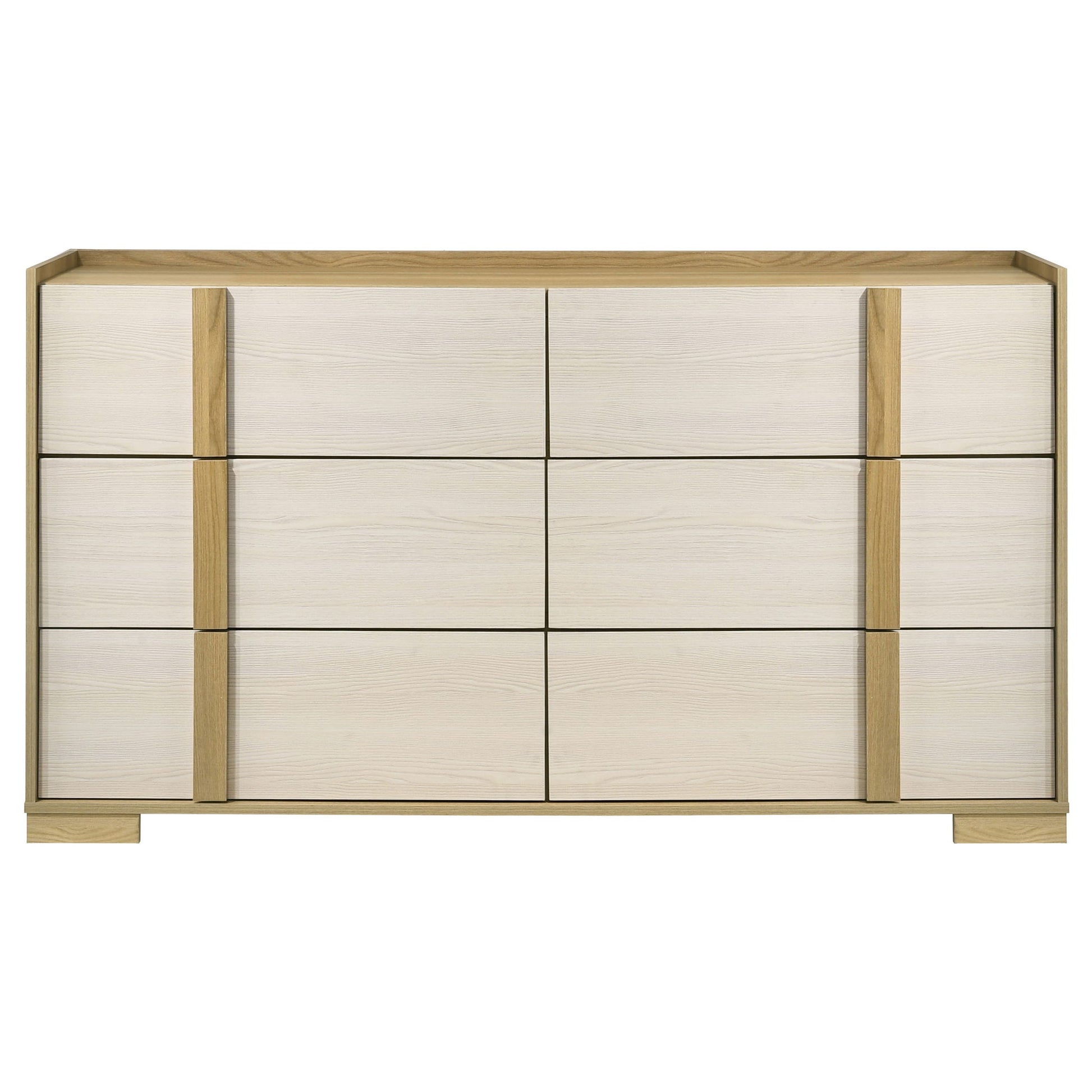 Lincoln - 6 Drawer Dresser - Natural