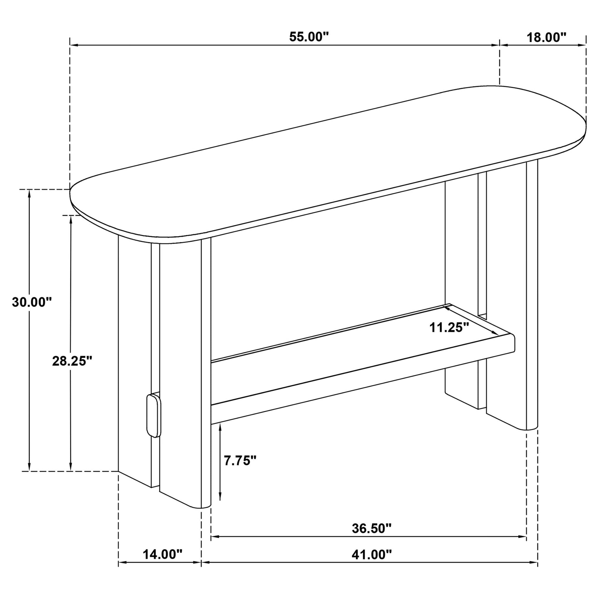 Kimpton - Table With Shelf