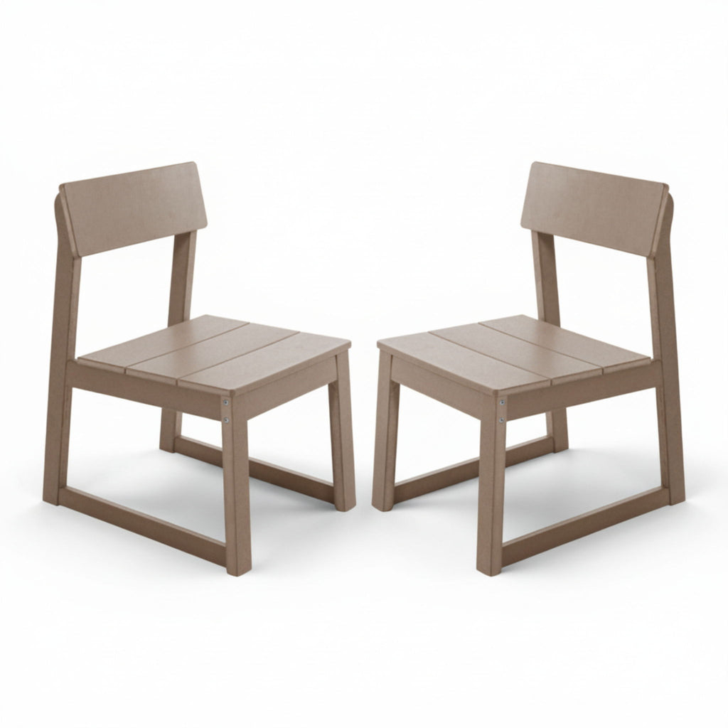 All Weather Patio Dining Chairs (Set of 2)