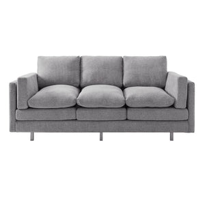 3 Seater Sofa With Dual Layer Seat Cushions