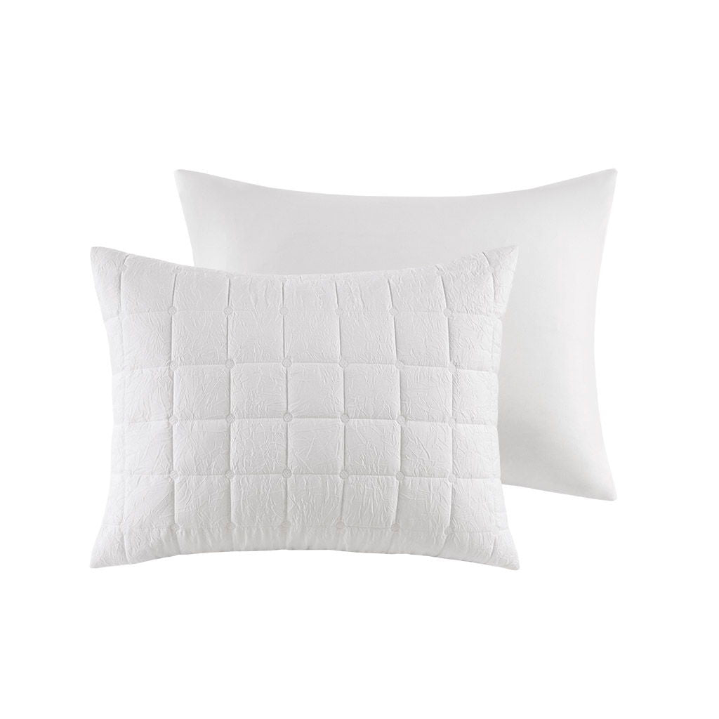 Cocoon - King 3 Piece Quilt Top Duvet Cover Mini Set - White