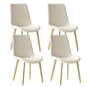 Modern Dining Chairs Ergonomic Design For Kitchen (Set of 4)