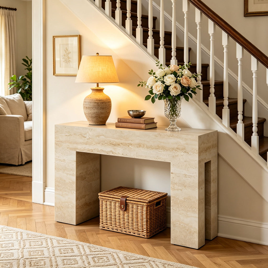 Console Tables - Beige