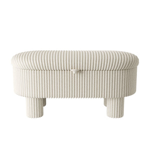 Storage Ottoman Upholstered Bench With Lift Top Storage For Bedroom