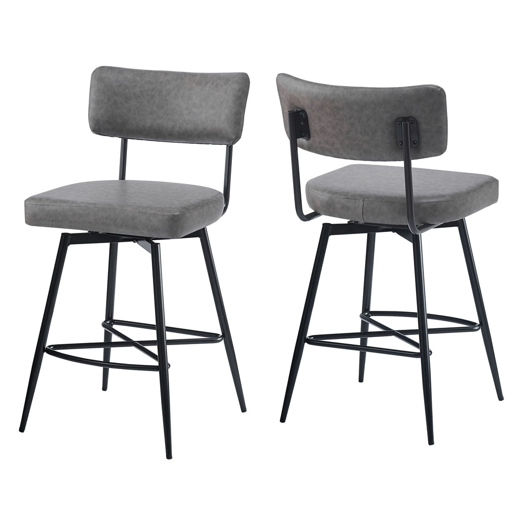 Retro Swivel Counter Stools (Set of 2)