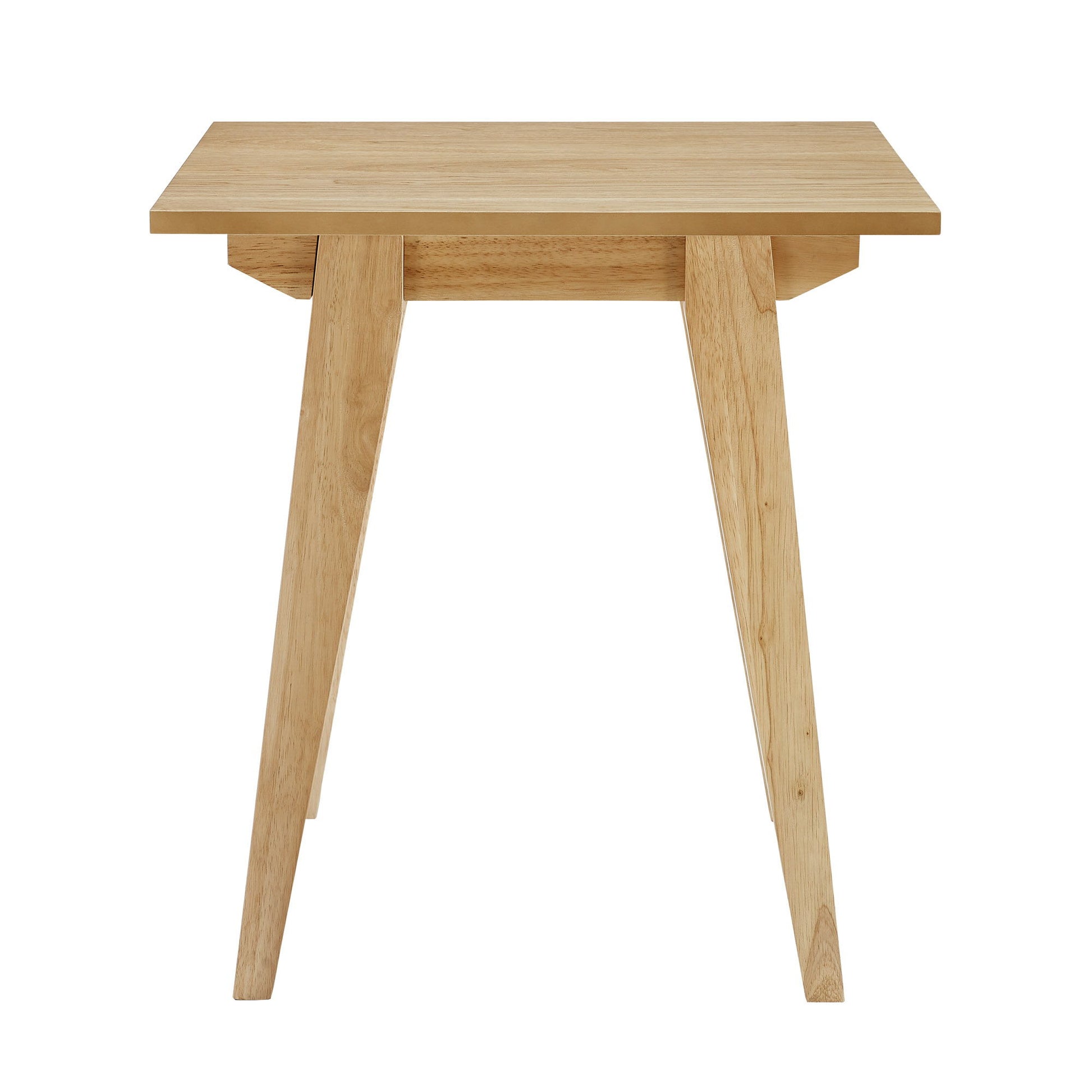 Sleek Minimal Solid Wood Side Table