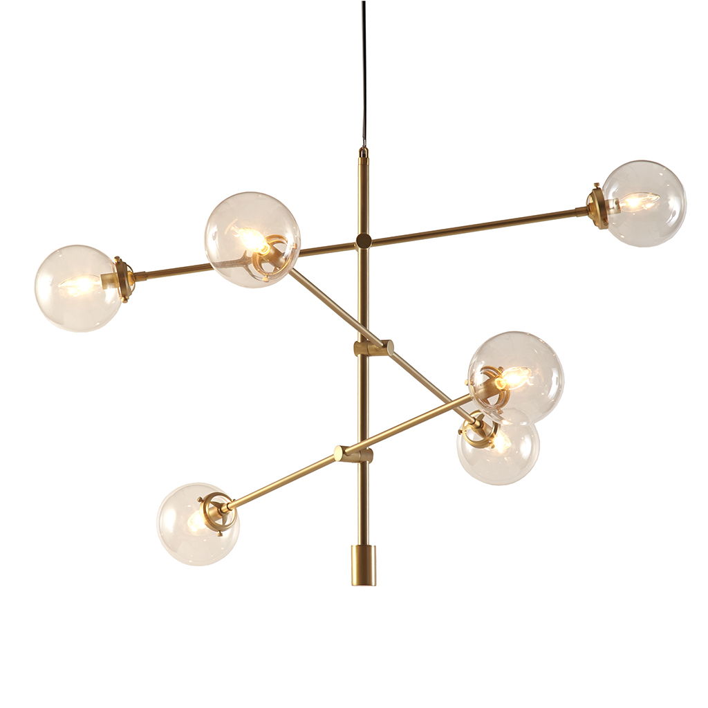 Cyrus - Chandelier - Gold