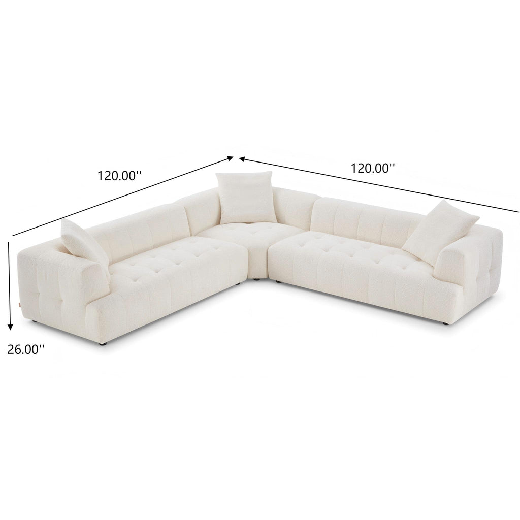 Kaynes - Elegant Upholstery Corner Sofa