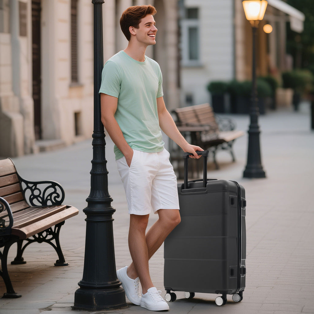 Hardshell Luggage Set 6 Piece With Duffel & Toiletry Bag