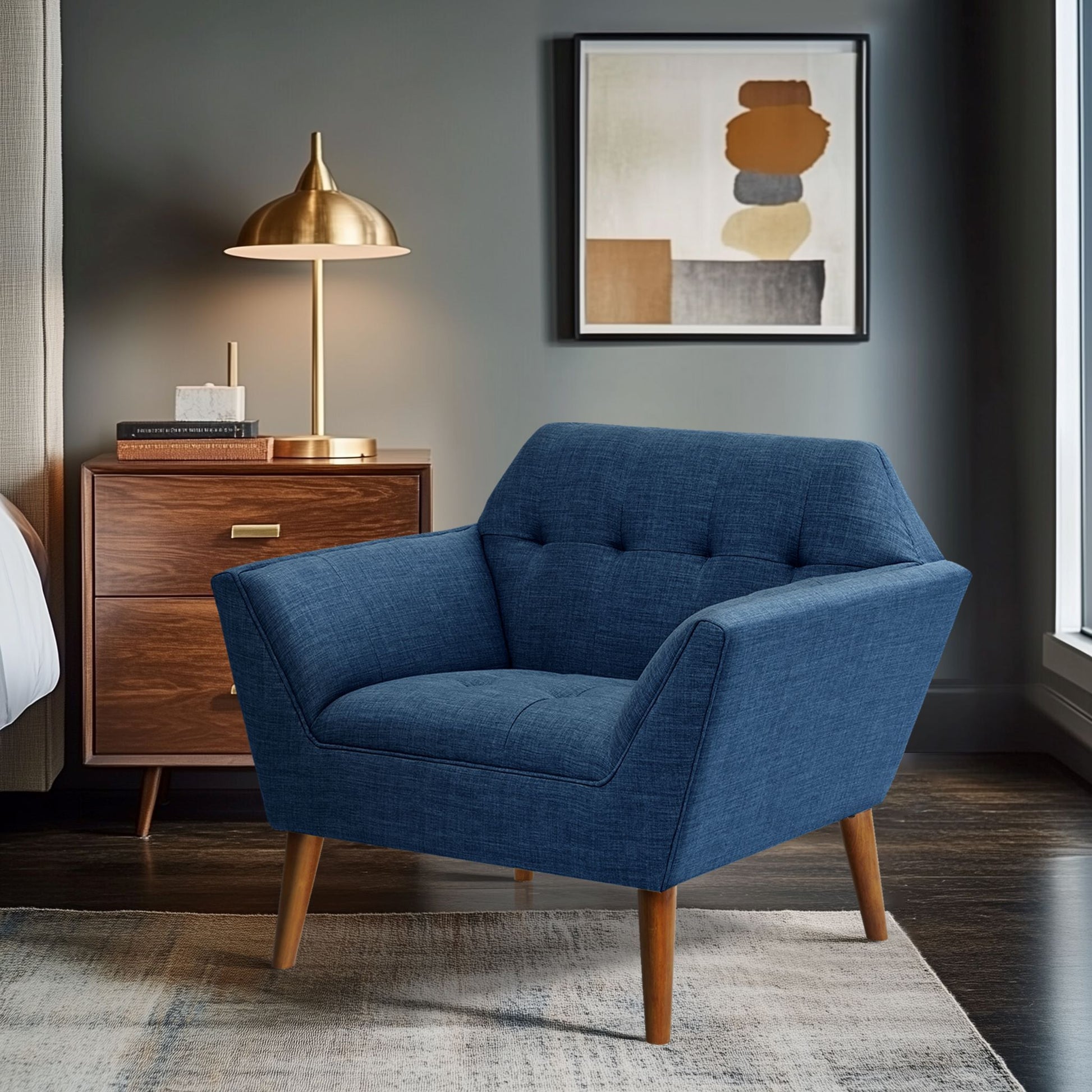 Newport - Lounge Chair - Blue