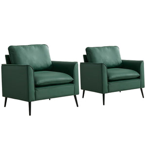Nordic Retro Light Luxury Upholstered Sofa Chair