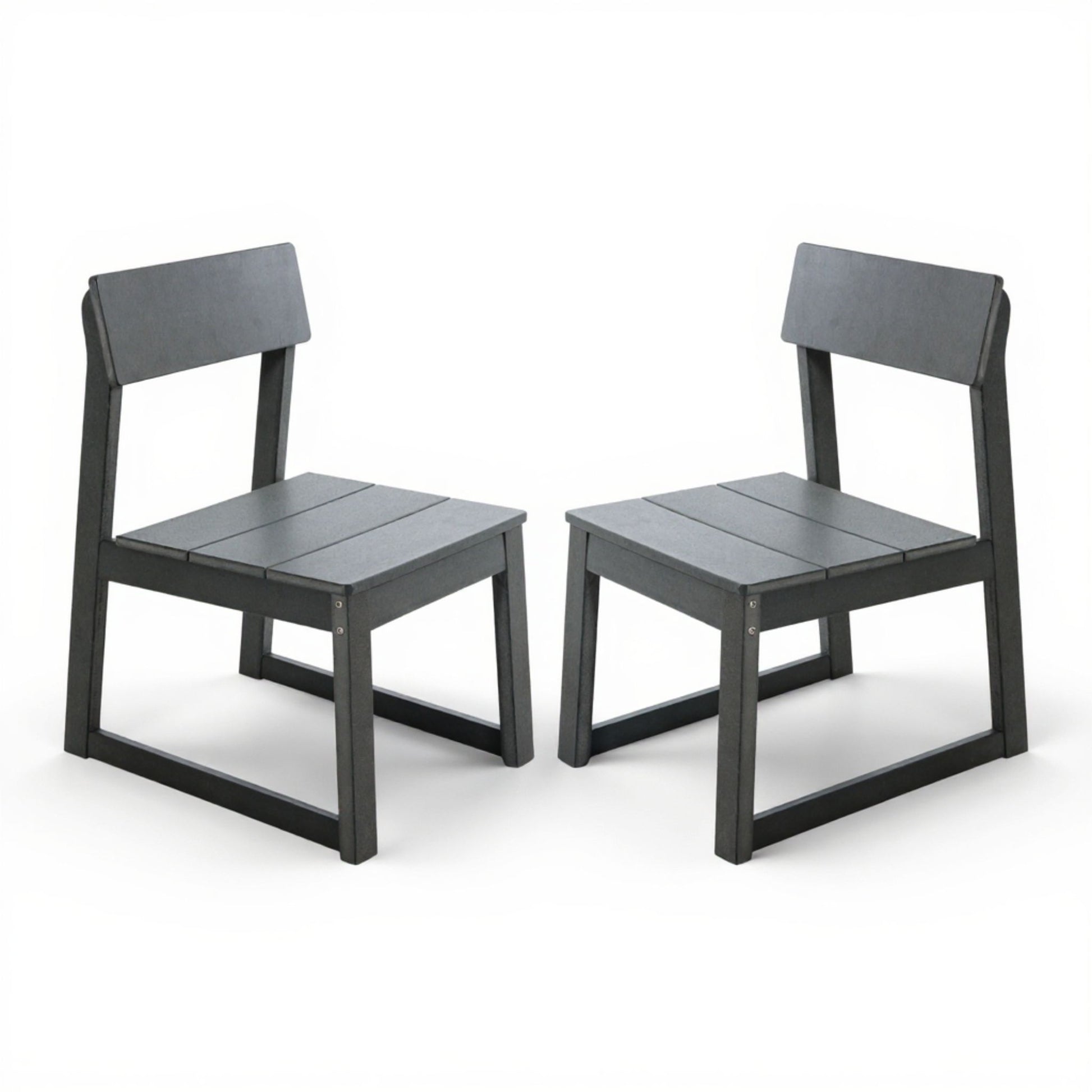 All Weather Patio Dining Chairs (Set of 2)