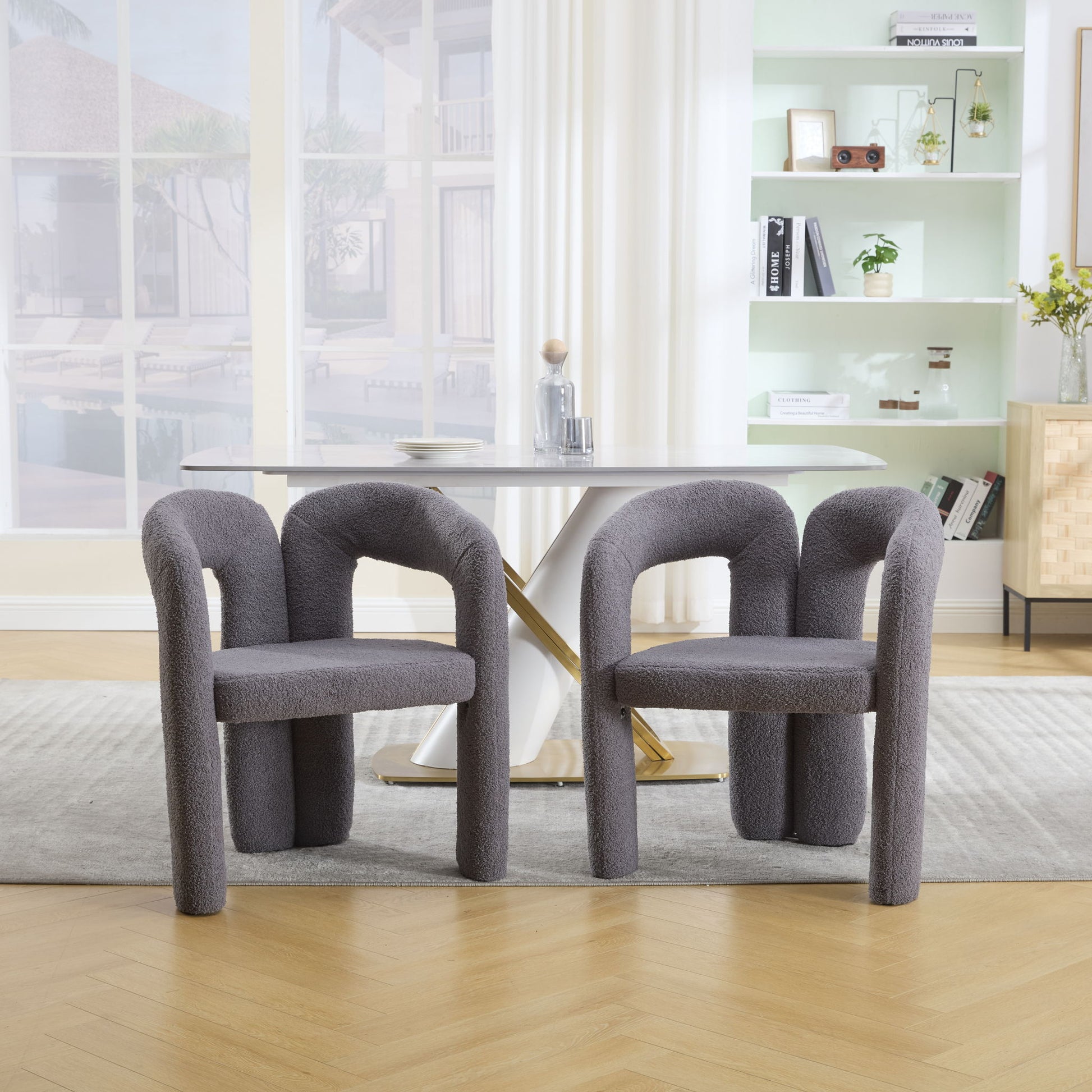 Coolmore Contemporary Designed Accent / Dining Chair With Armrests