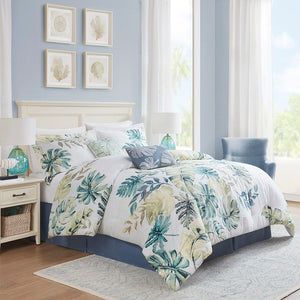 Lorelai - California King Printed 6 Piece Comforter Set - Multi