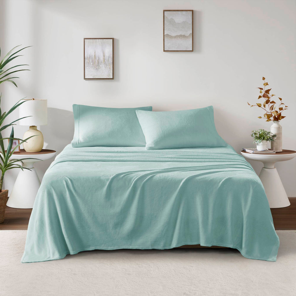 Soloft Plush - King Sheet Set - Aqua